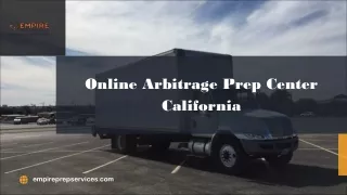 Online Arbitrage Prep Center California