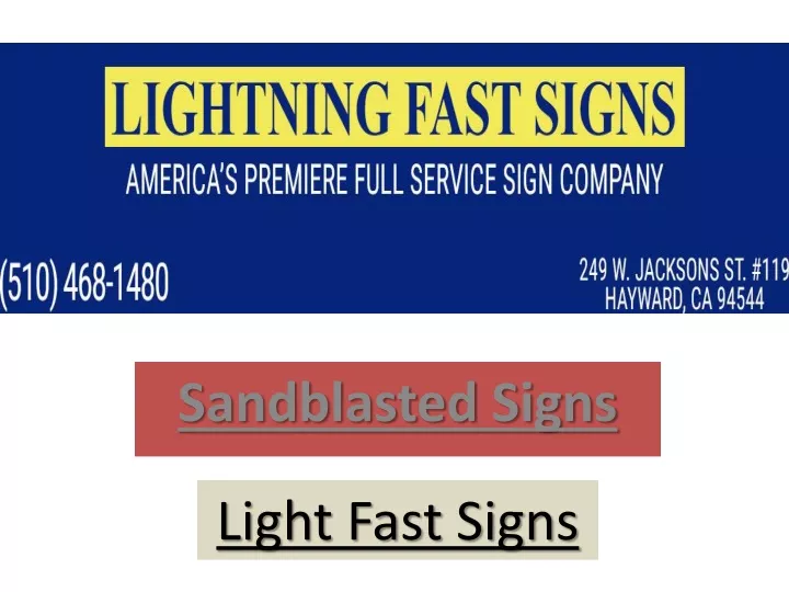 sandblasted signs