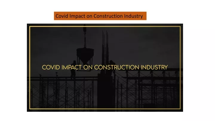 covid impact on construction industry
