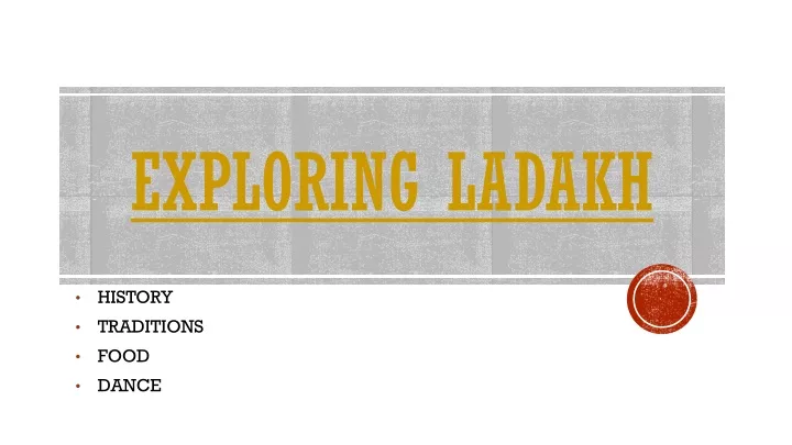exploring ladakh