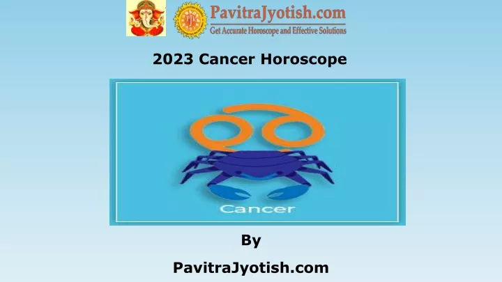 2023 cancer horoscope