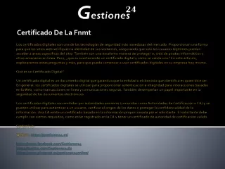 certificado de la fnmt