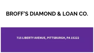 Your Go-To Diamond Pawn Shop For The Best Loans