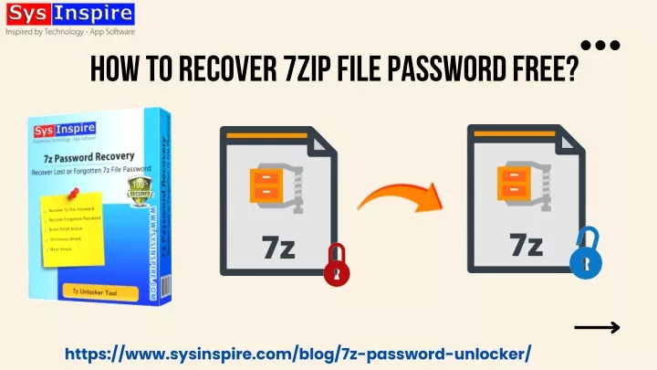 how to recover 7zip file password free