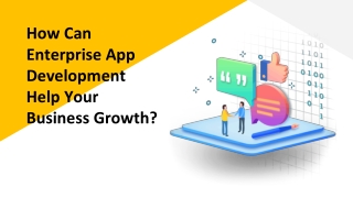 how can enterprise app development help your business growth