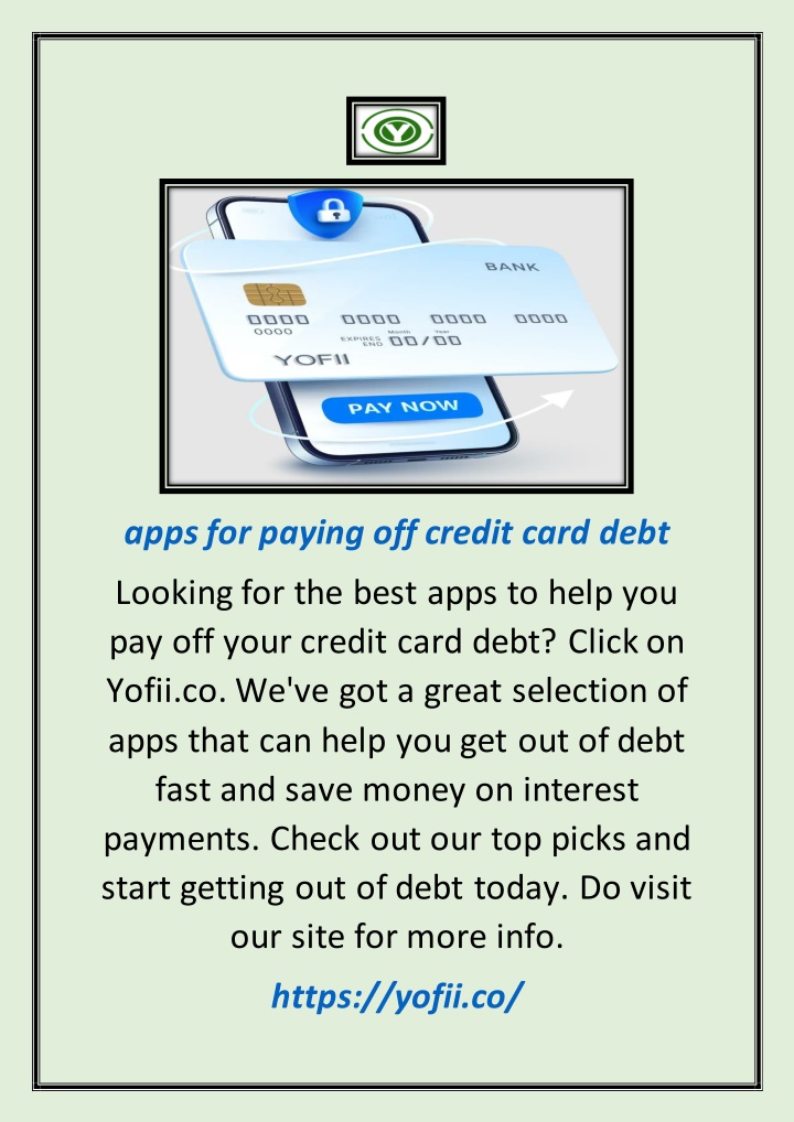 apps for paying off credit card debt