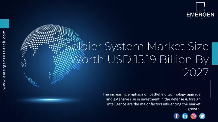 soldier system market size worth