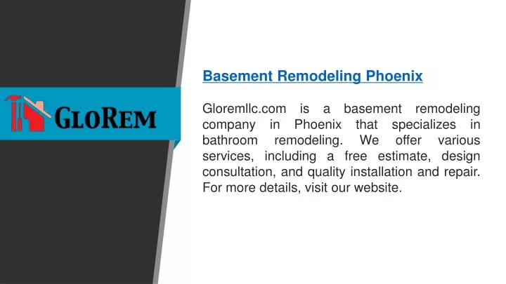 basement remodeling phoenix gloremllc