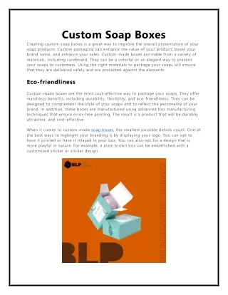 custom soap boxes creating custom soap boxes