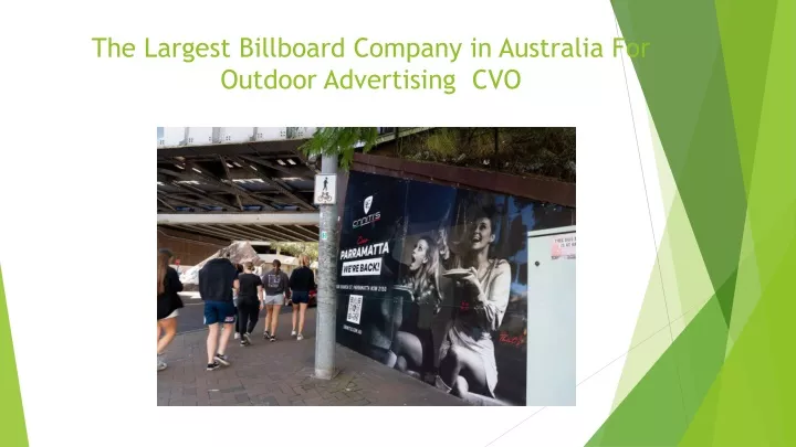 the largest billboard company in australia for outdoor advertising cvo