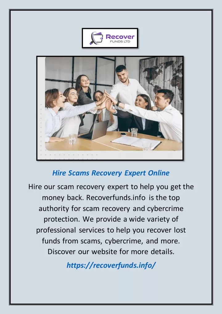 hire scams recovery expert online