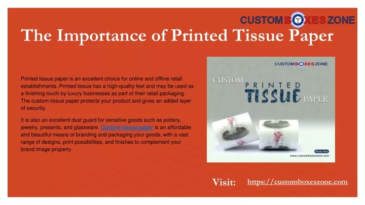 the importance of printed tissue paper