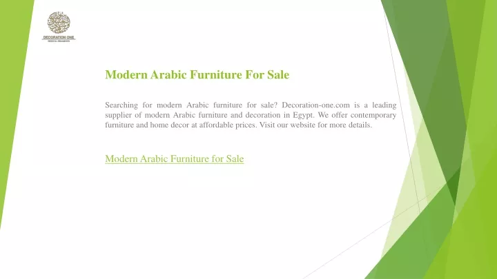 modern arabic furniture for sale