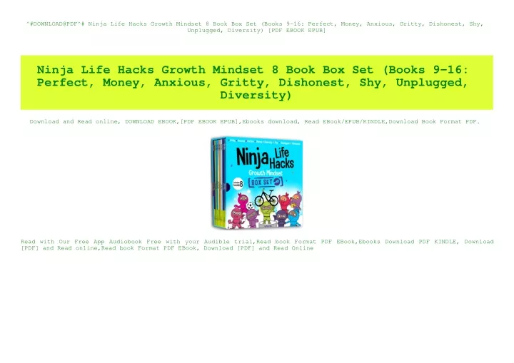 download@pdf ninja life hacks growth mindset