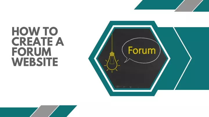 how to create a forum website