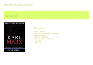 [BOOK] Das Kapital  by Karl Marx