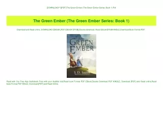 [DOWNLOAD^^][PDF] The Green Ember (The Green Ember Series Book 1) Pdf