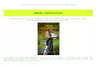 [D.O.W.N.L.O.A.D] [R.E.A.D] Amish Confliction (Epub Kindle)