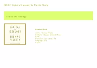 [BOOK] Capital and Ideology  by Thomas Piketty