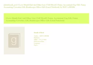[download]_p.d.f I Love Month End And Other Lies I Tell Myself Funny Account