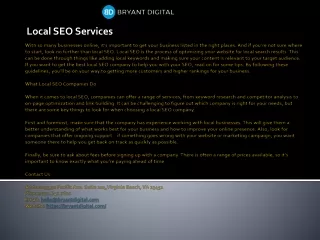 local seo services