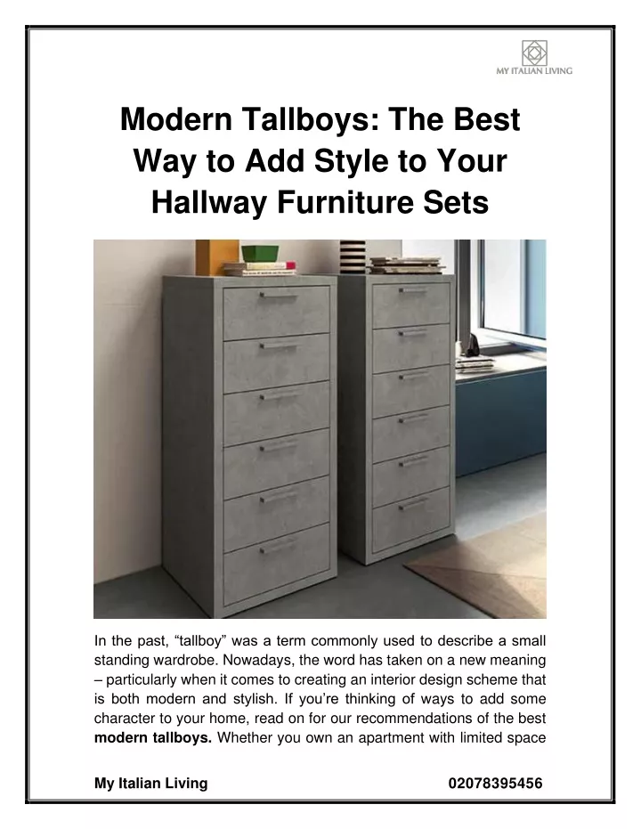 modern tallboys the best way to add style to your