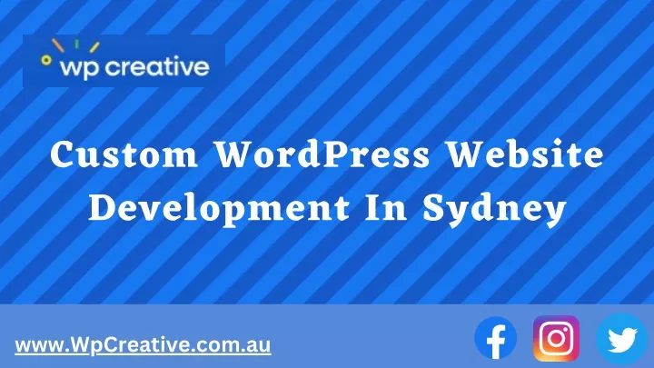 custom wordpress website development in sydney