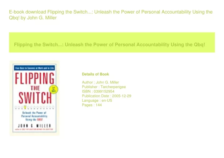 e book download flipping the switch unleash