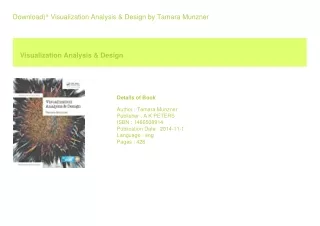 download visualization analysis design by tamara