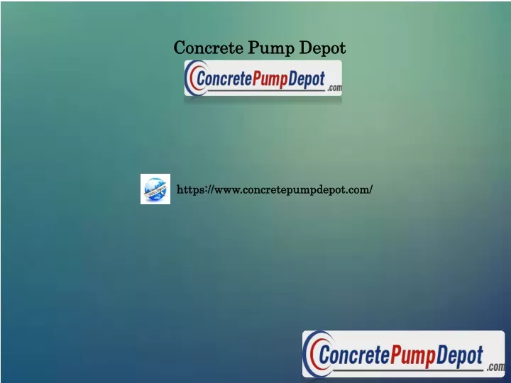 concrete pump depot