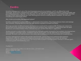 kentro