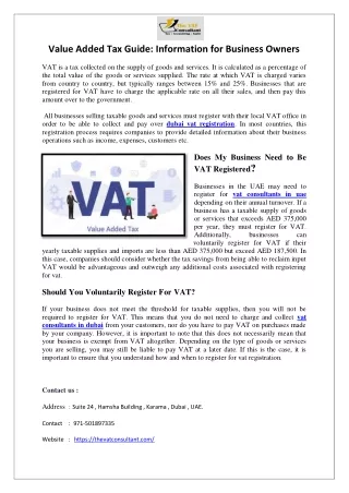 uae vat registration