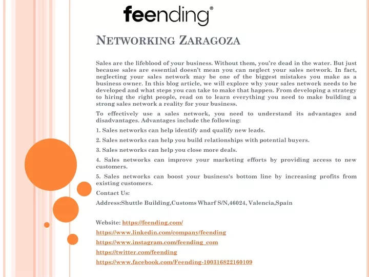 networking zaragoza