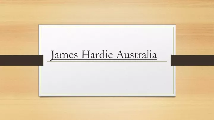 james hardie australia