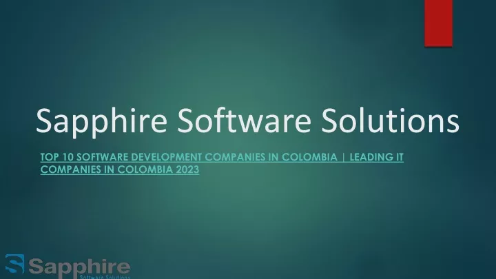 sapphire software solutions