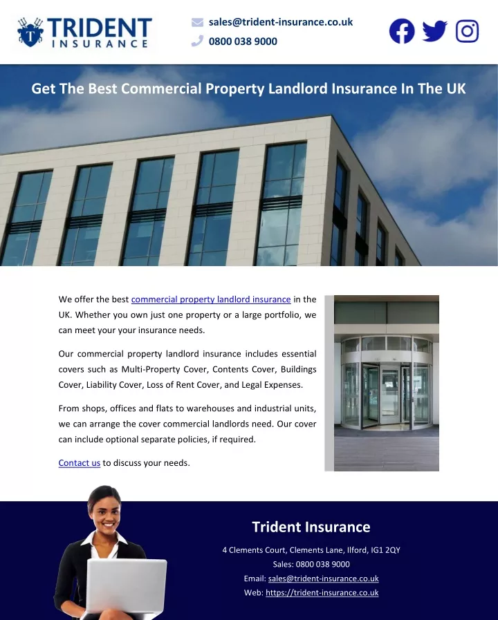 sales@trident insurance co uk