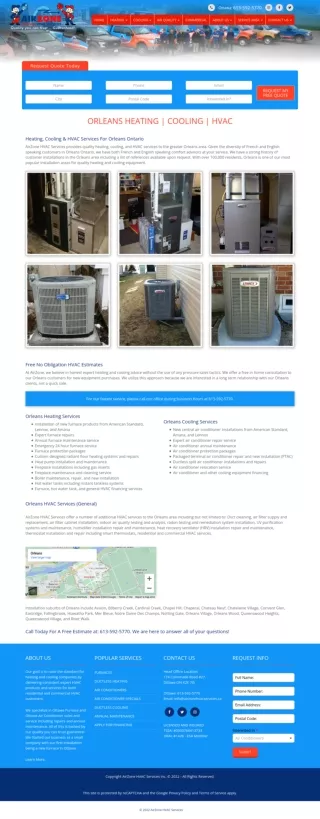 Cooling Services Company Orleans Ontario