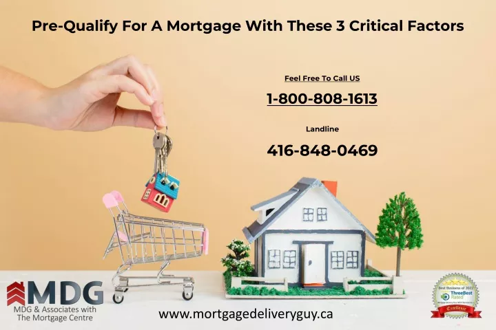 pre qualify for a mortgage with these 3 critical