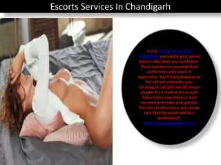Escorts Services In Chandigarh
