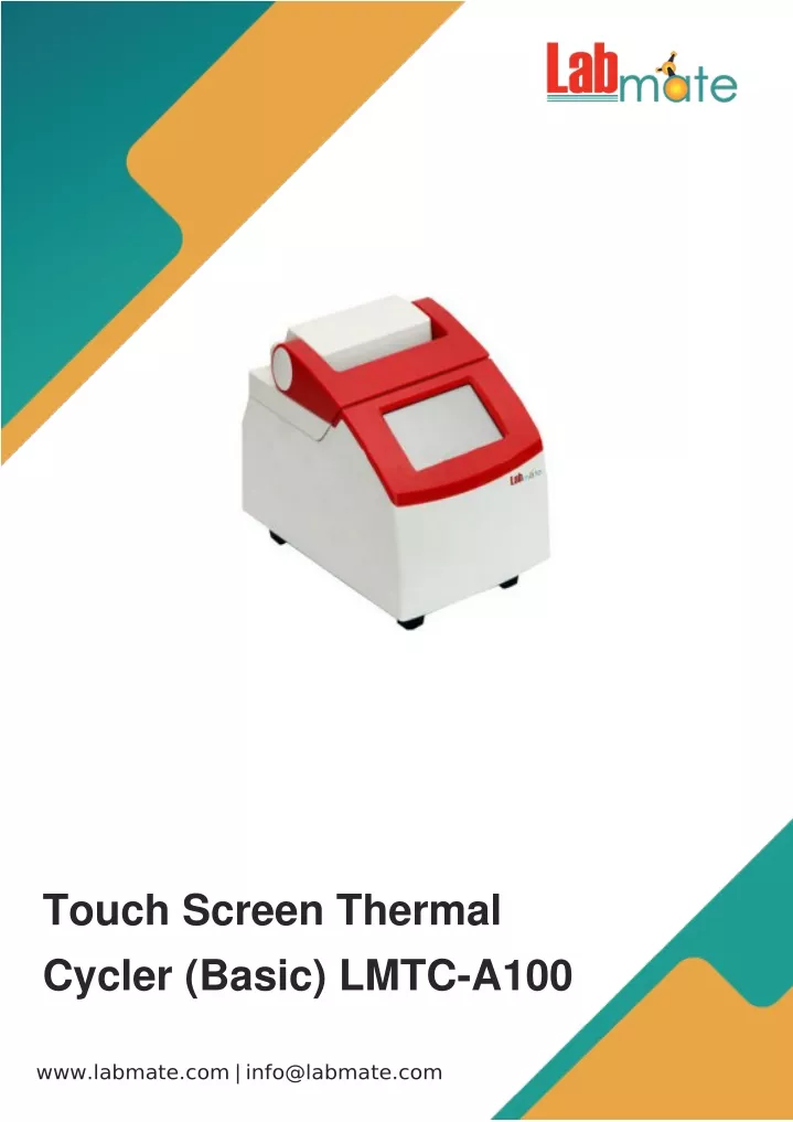 touch screen thermal cycler basic lmtc a100