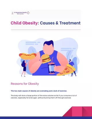 child obesity causes treatment
