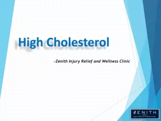 High Cholesterol - Causes, Symptoms, and Treatment