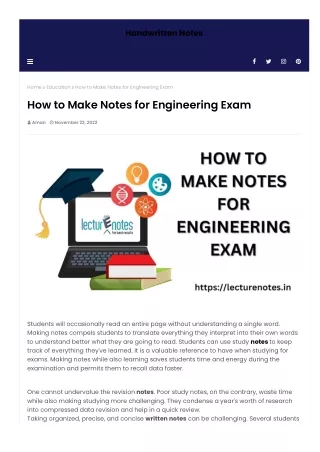handwritten notes