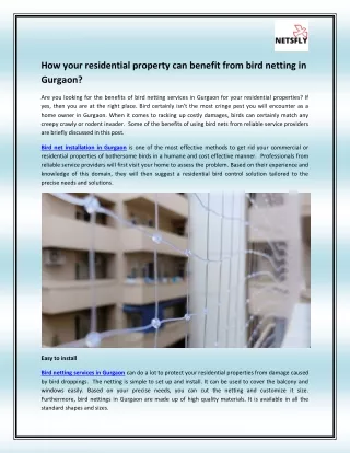 how your residential property can benefit from