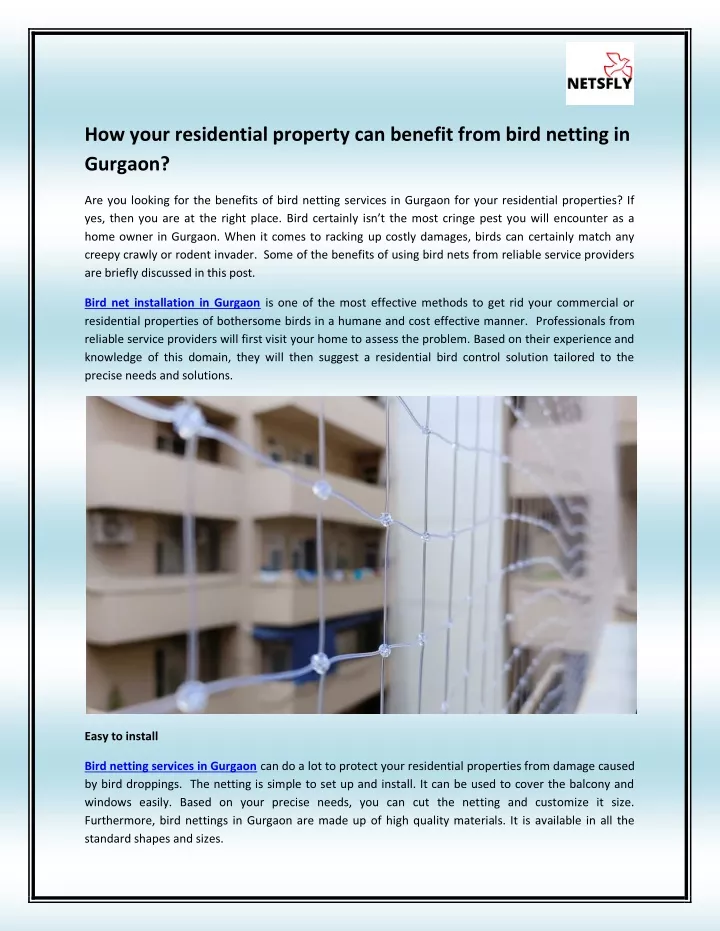 how your residential property can benefit from