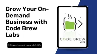 Best Uber Like App Development Company - Code Brew Labs