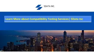Top Compatibility Testing services in the USA