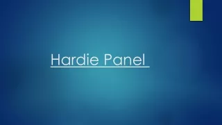 hardie panel