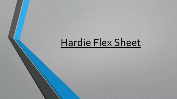 hardie flex sheet