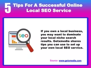 5 Tips for a Successful Online Local SEO Service